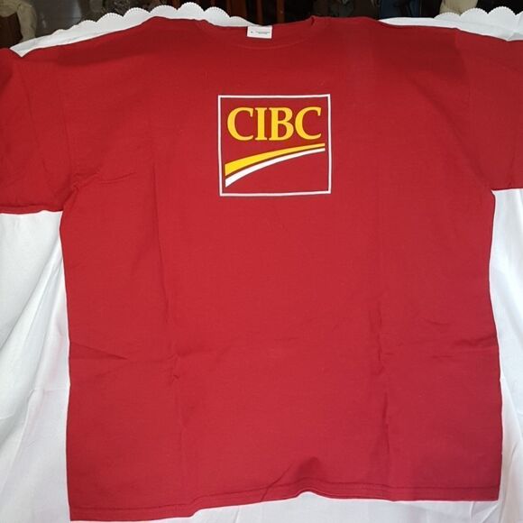 3/$20 CIBC classic tee top shirt men sz XL - Picture 2 of 4
